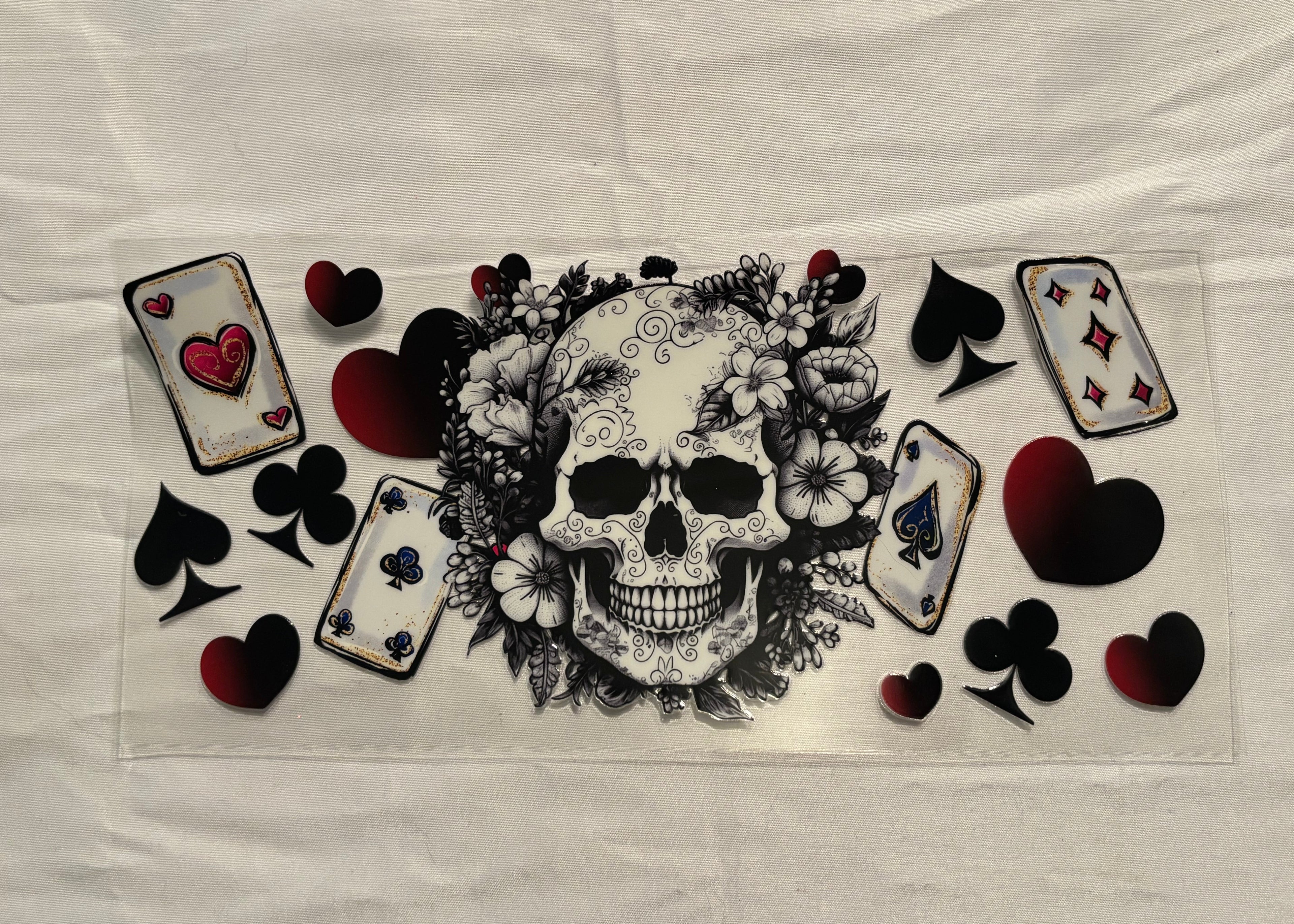 Skulls and cards