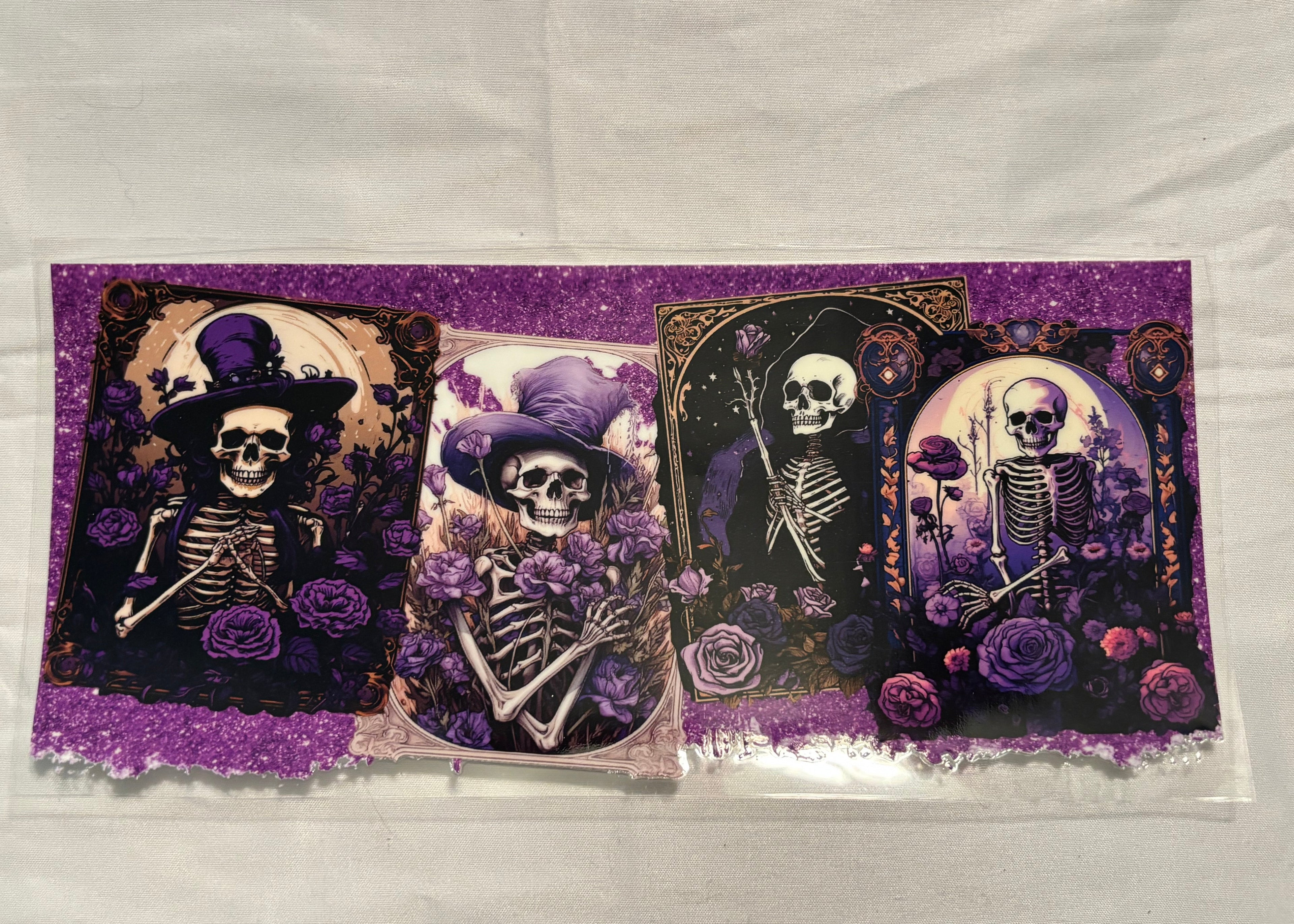 Purple skeletons
