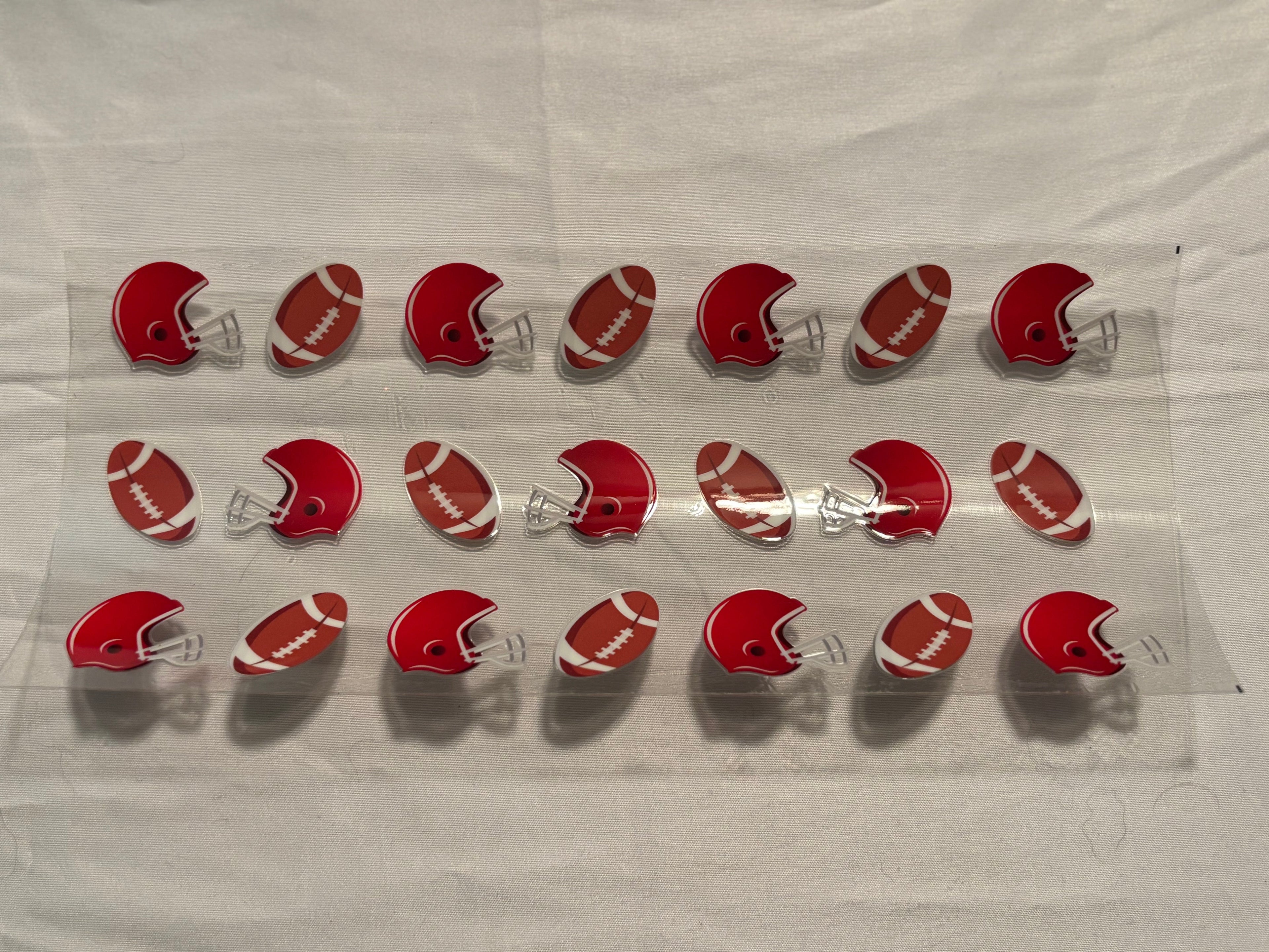 Red Helmets and Football