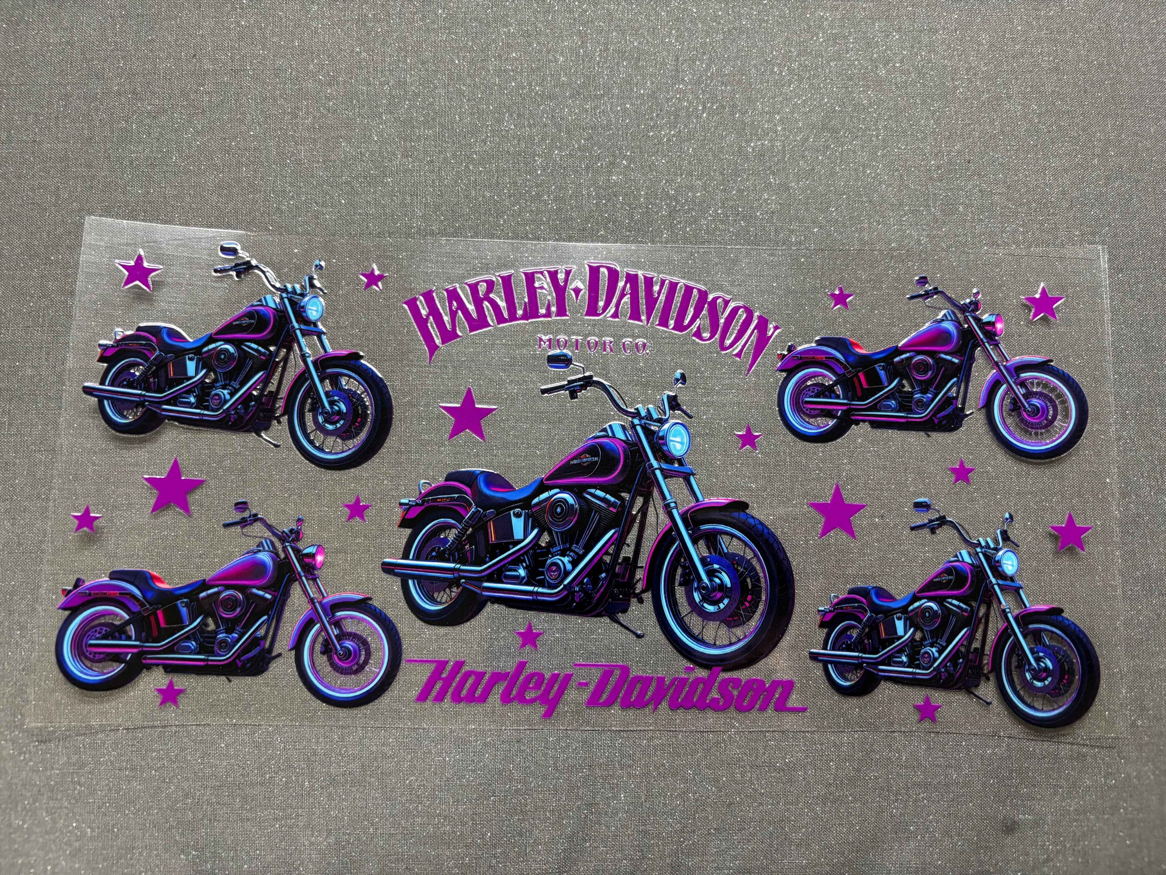 Harley Davidson Purple bike
