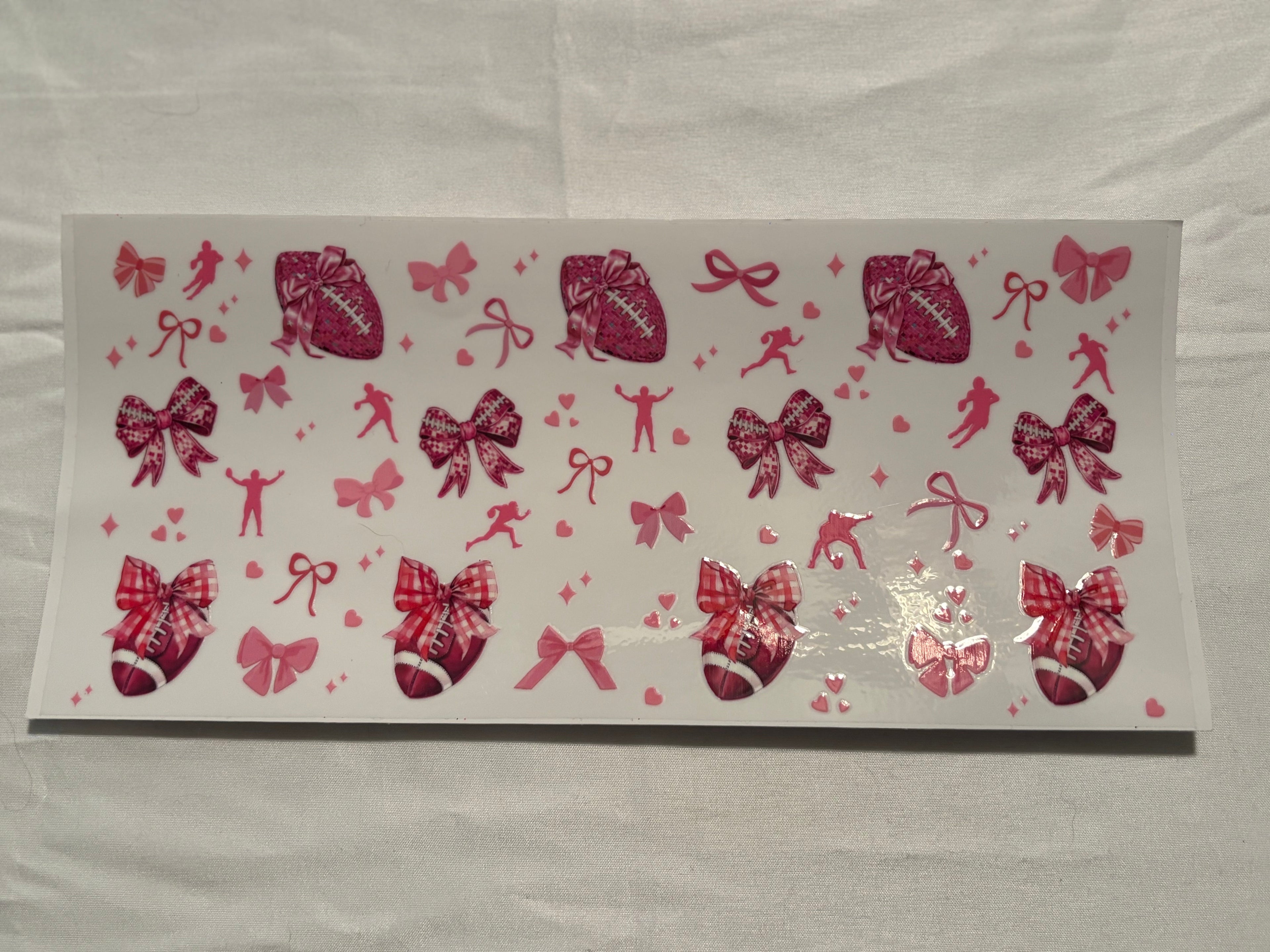 Pink Footballs and Bows #2
