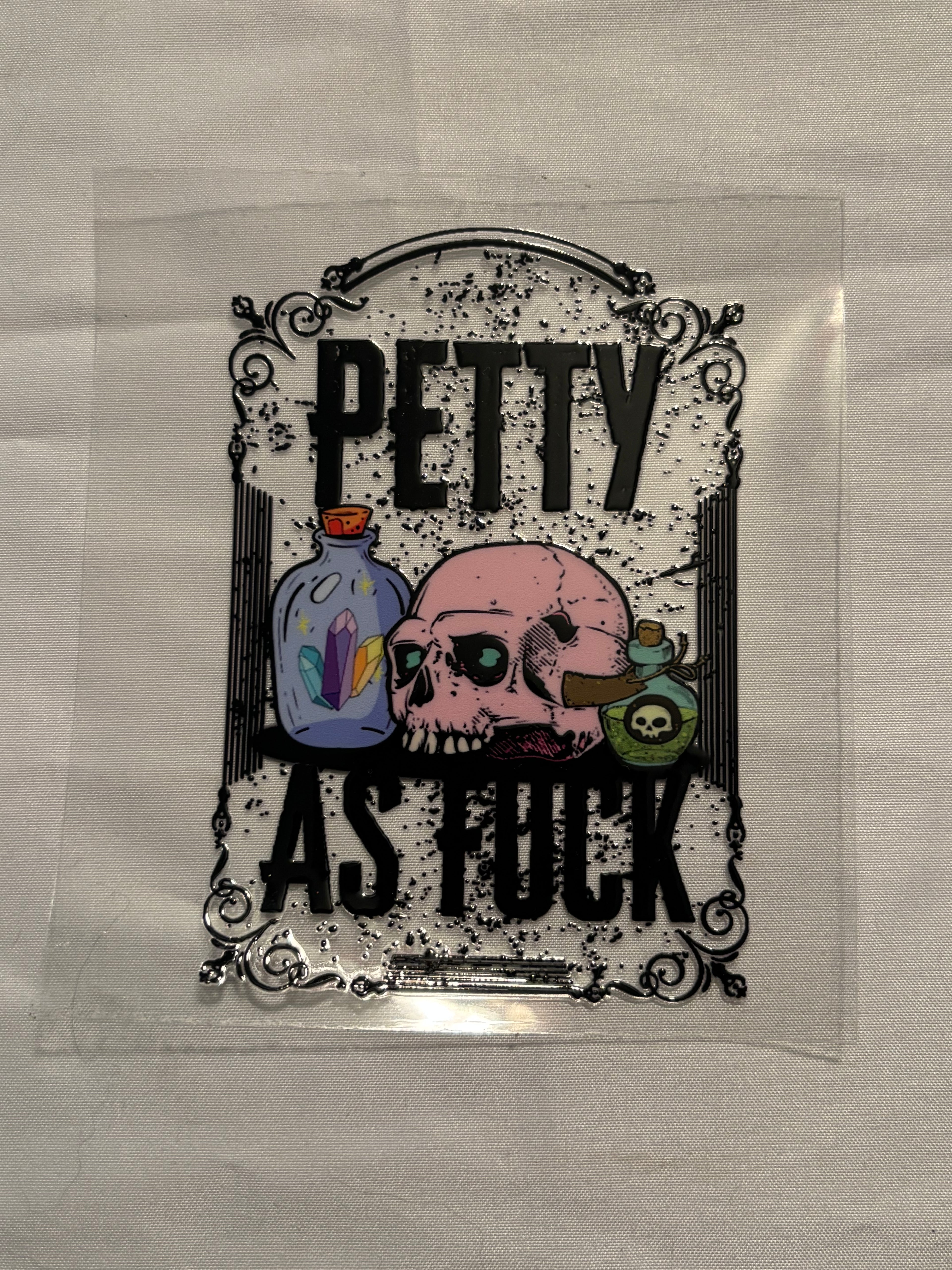 Petty as…