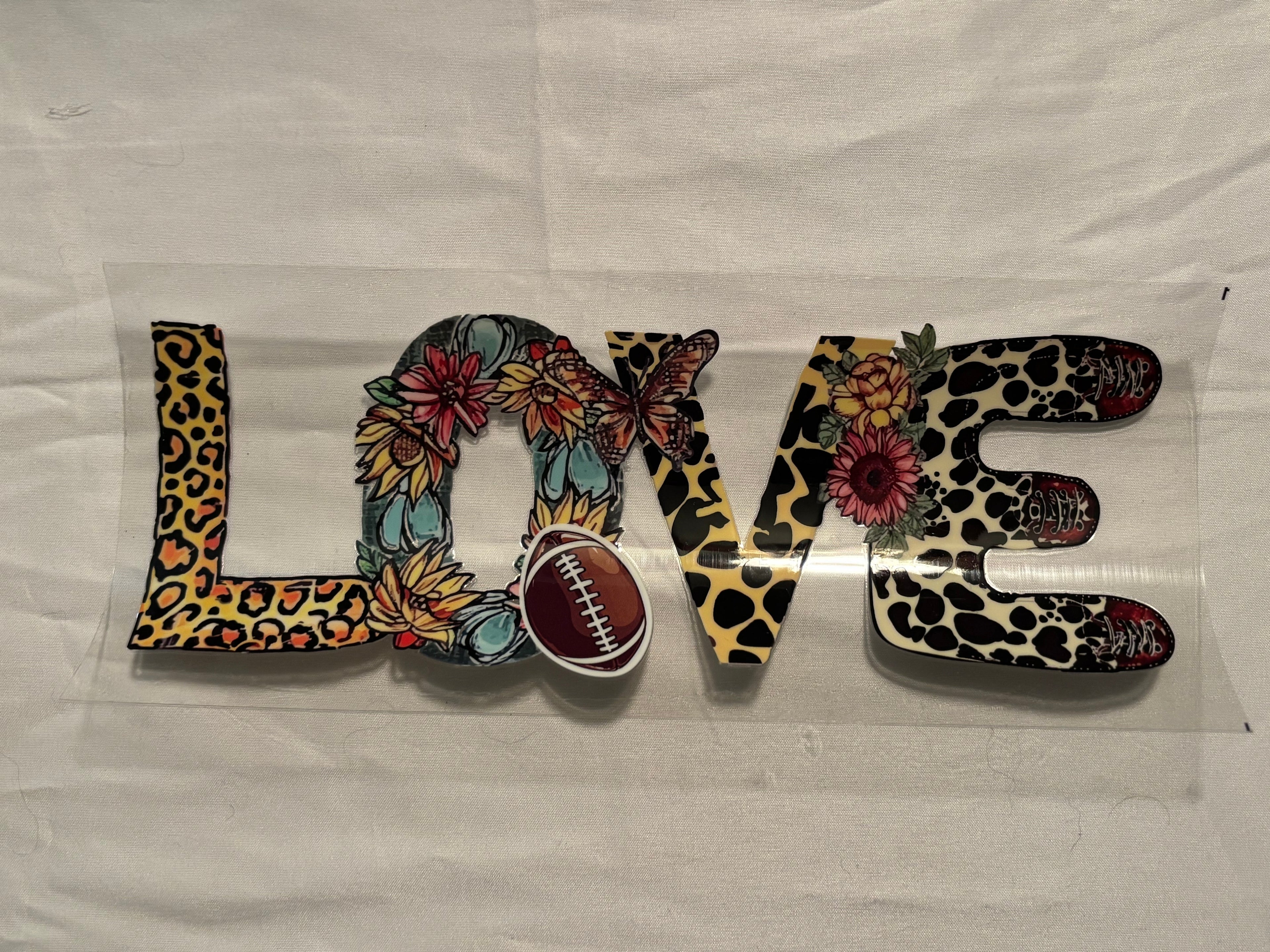 Animal Print LOVE football