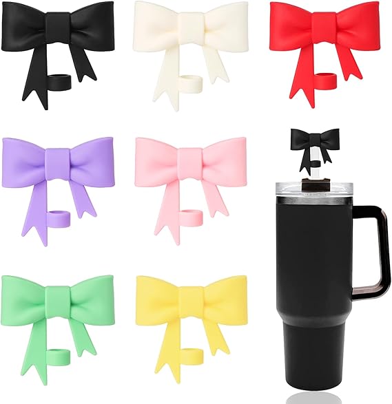 Bow Straw Topper