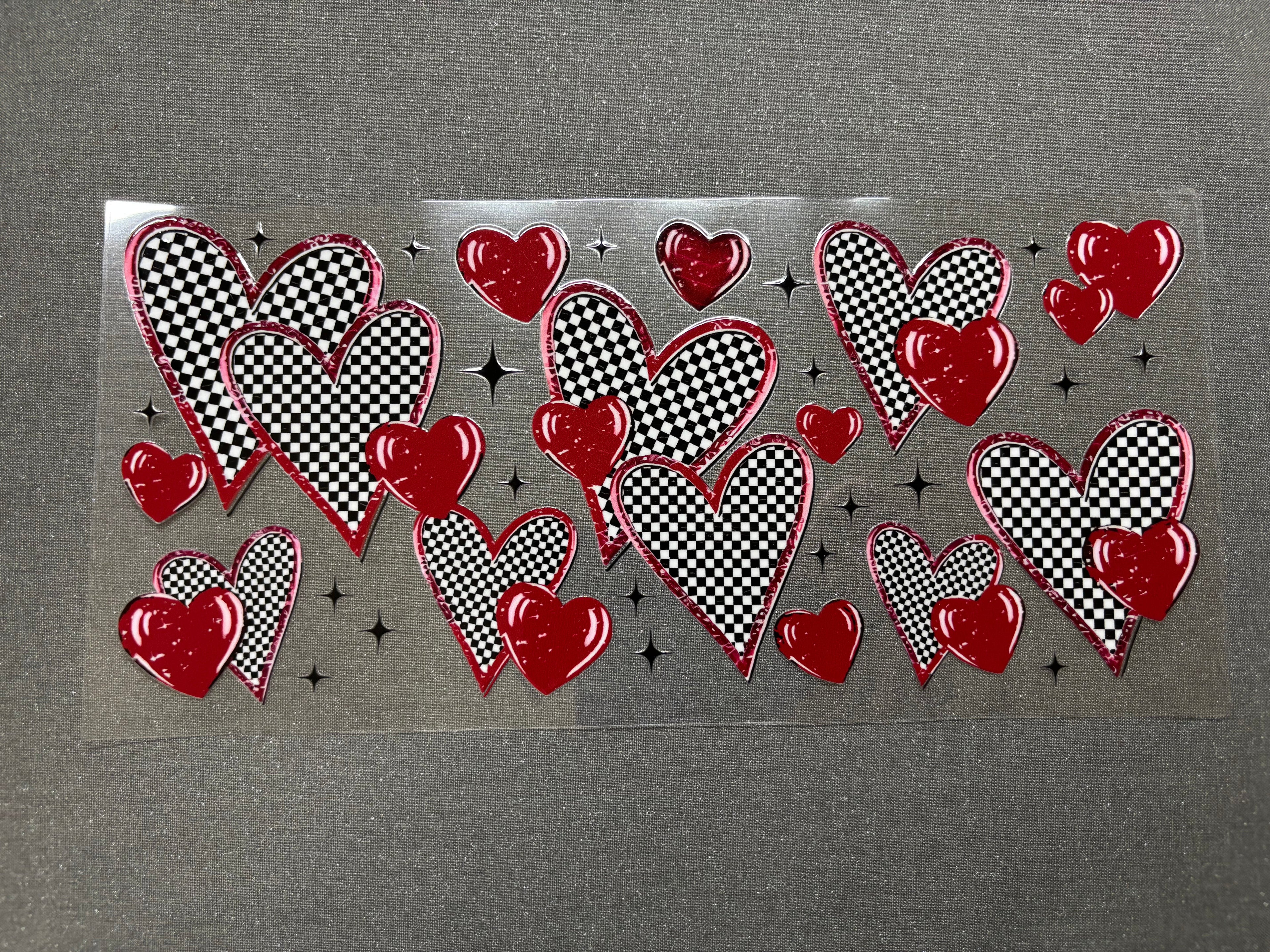 Checkered Hearts
