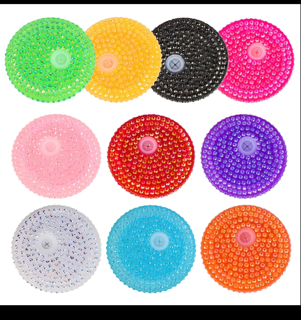 16 oz Rhinestone Lids