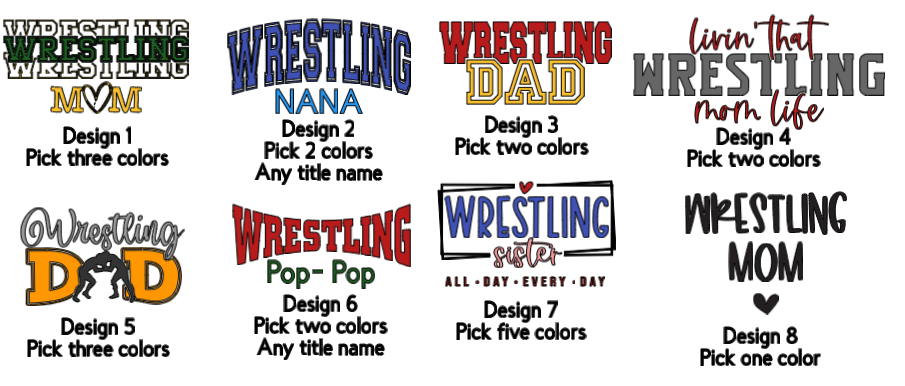 Wrestling family Decals