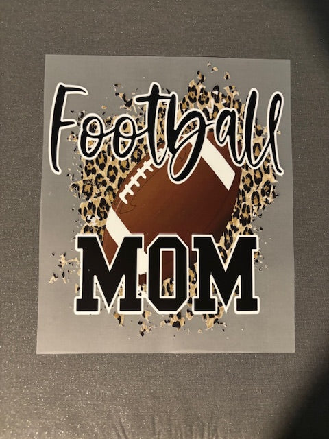 Football Mom with Print
