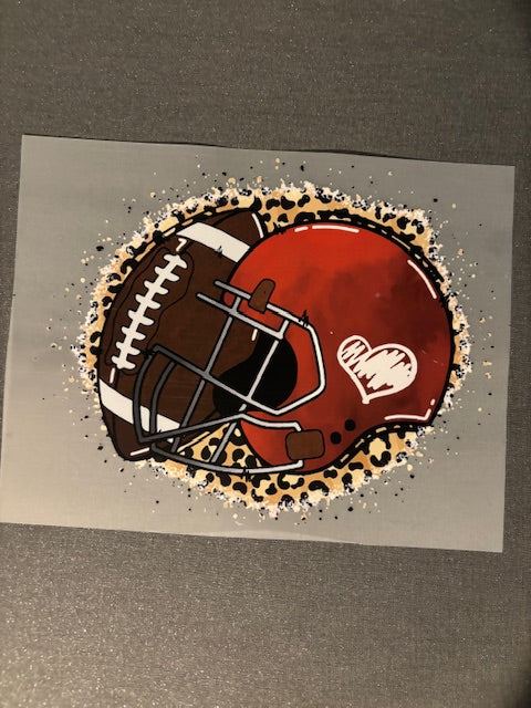 Football Red Helmet