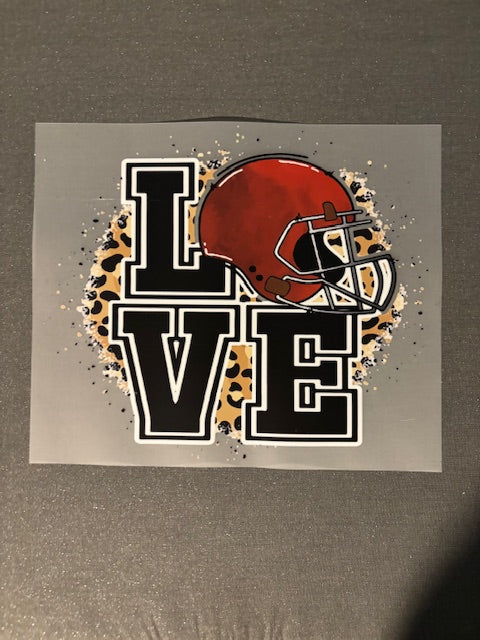 Love Football ( Red Helmet)